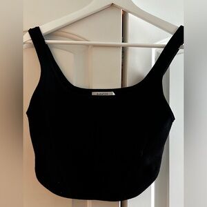 Babaton Black Crop Top